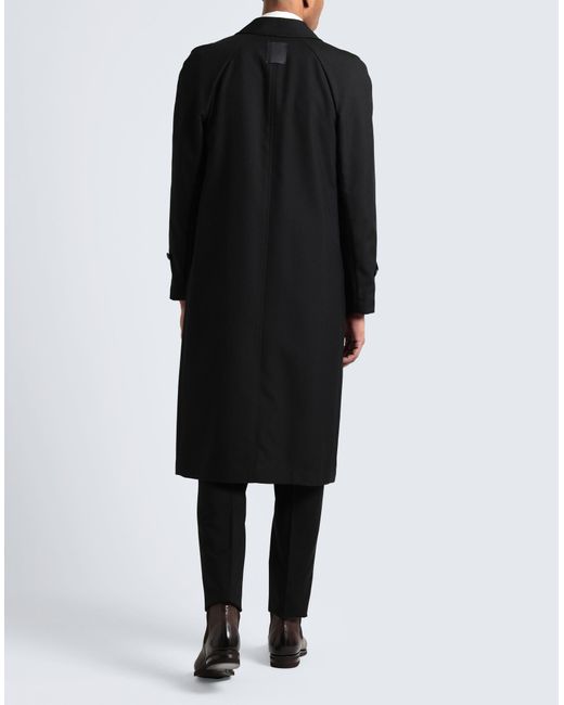 Lardini Black Overcoat & Trench Coat for men