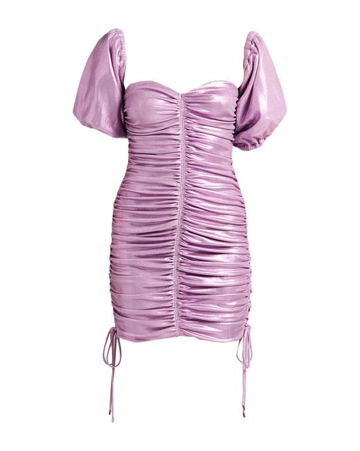 Twinset Purple Mini-Kleid