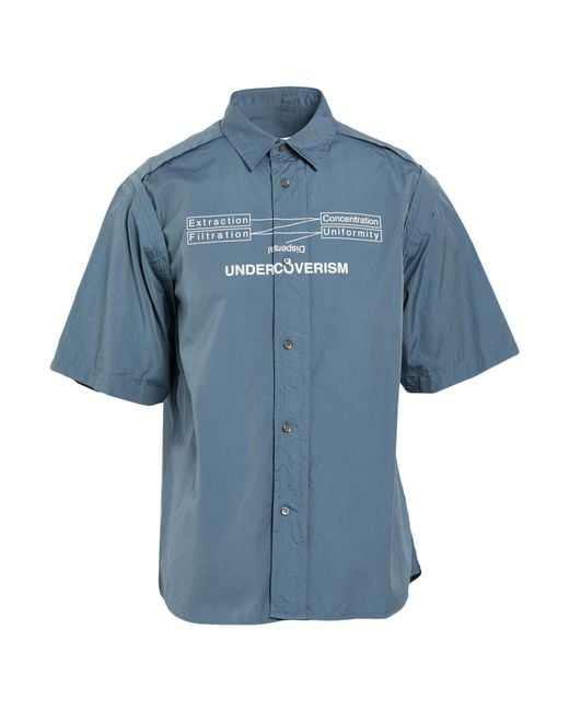 Camisa Undercover de hombre de color Blue