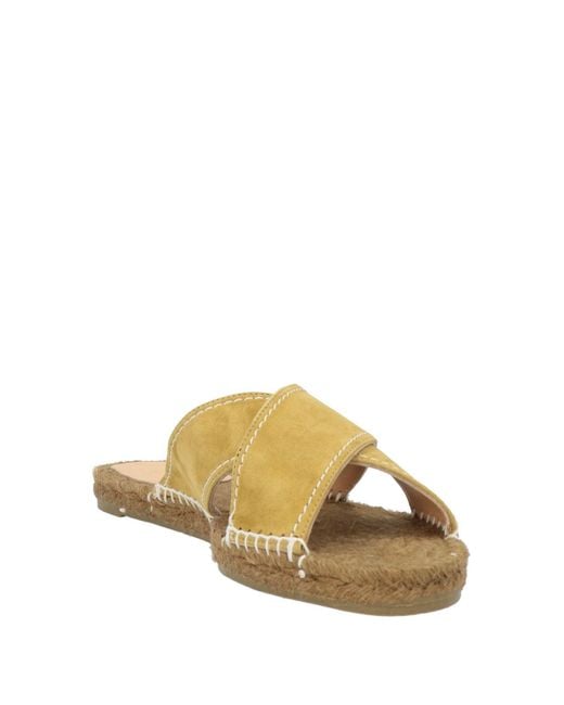Castaner Metallic Espadrilles Leather