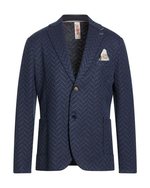 Bob Blue Midnight Blazer Polyester, Polyamide, Viscose, Cotton for men