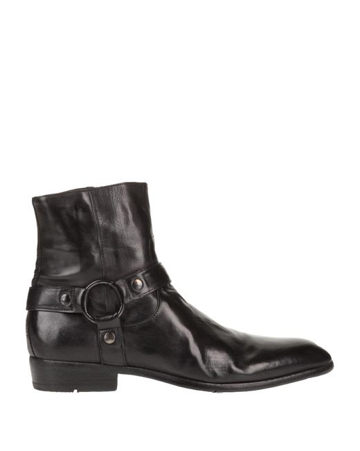 LEMARGO Black Ankle Boots for men