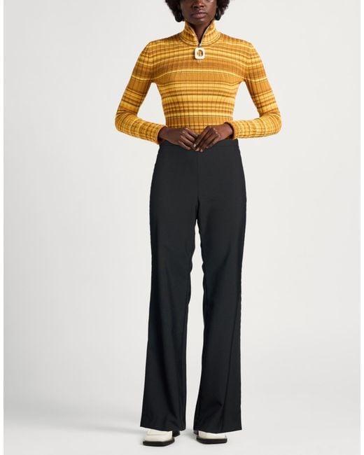 Sandro Blue Pants Wool, Polyester