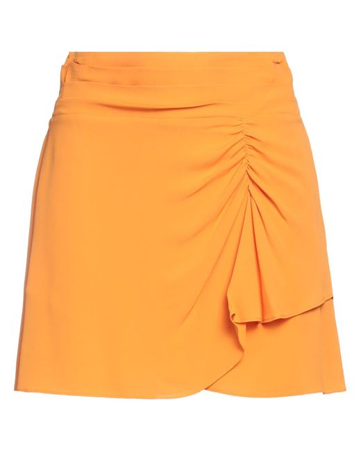 Patrizia Pepe Orange Mini Skirt
