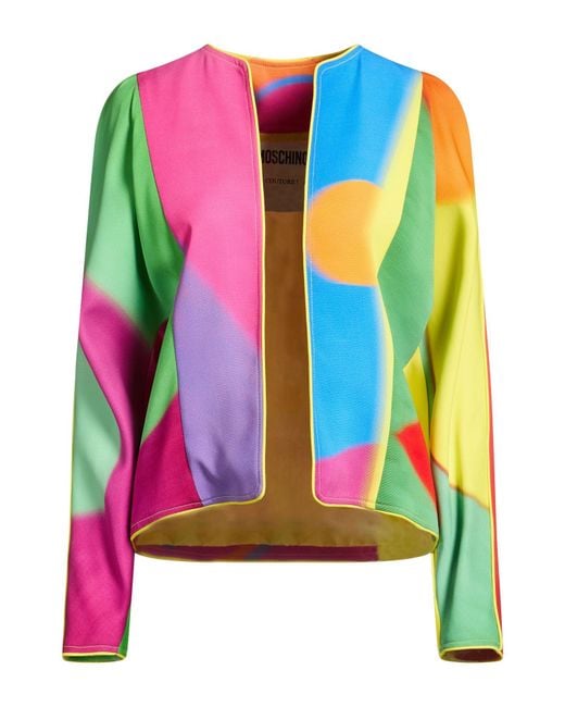 Moschino Black Couture Jacket Viscose, Elastane