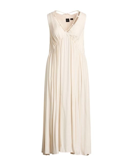 Pinko Natural Midi Dress Viscose