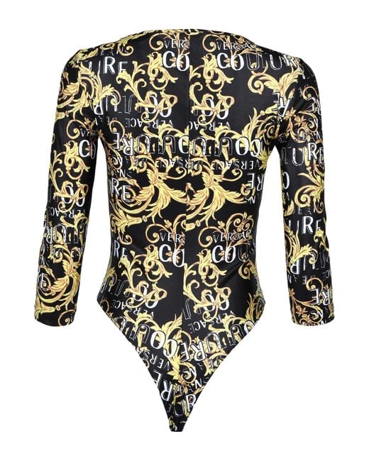 Versace Jeans Couture Black Bodysuit