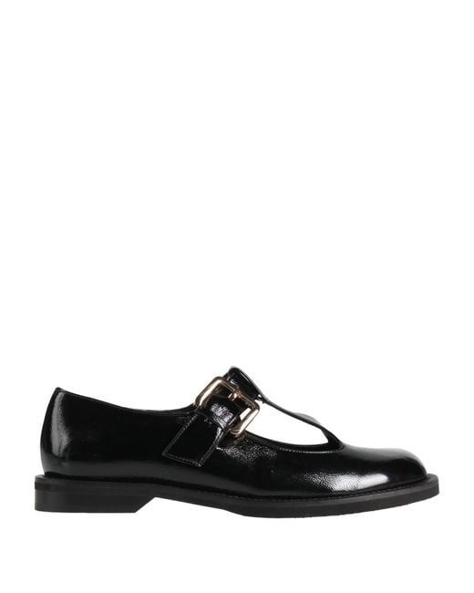 BARRACUDA'S COLLECTION Black Ballet Flats Leather
