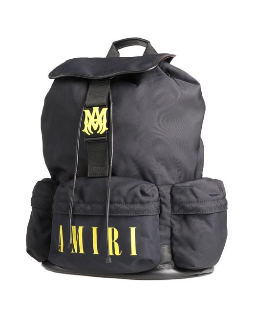 Amiri Black Backpack for men