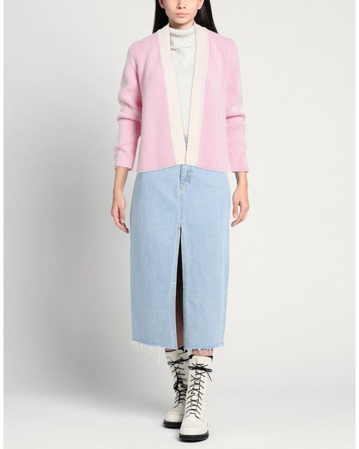 Purotatto Pink Cardigan Cashmere