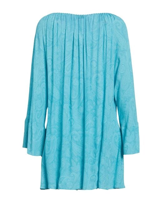 Etro Blue Mini Dress