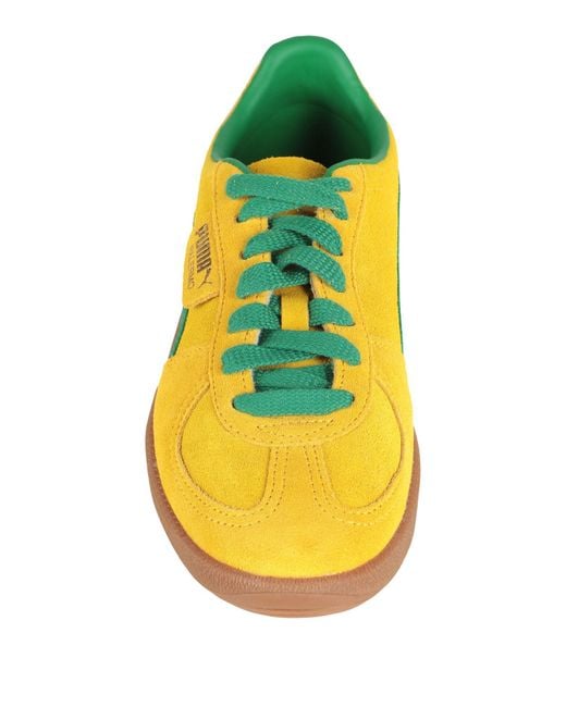 PUMA Yellow Trainers