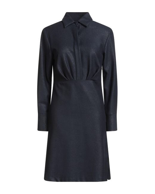 Robert Friedman Blue Midi-Kleid