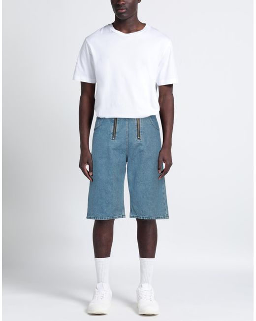 GmbH Blue Denim Shorts for men