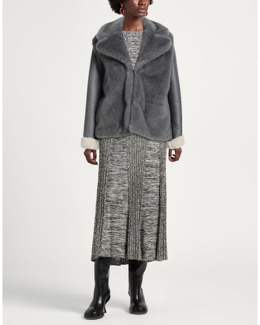 Kaos Gray Shearling & Teddy