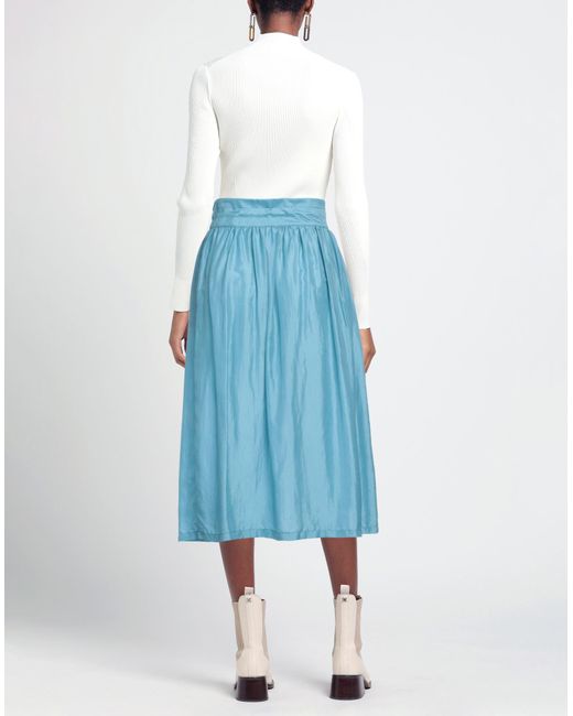Balia 8.22 Blue Midi Skirt