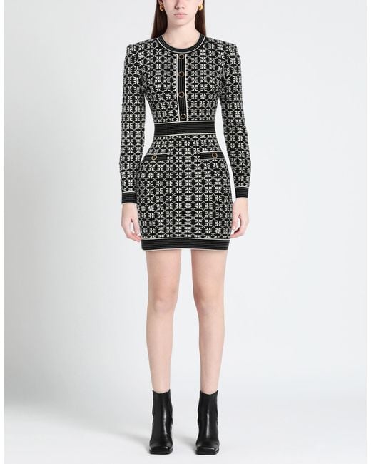 Elisabetta Franchi Black Mini Dress