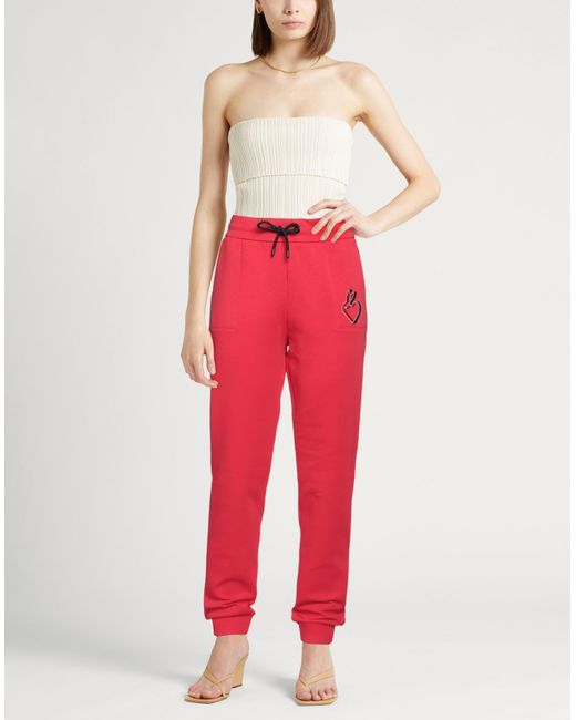 Emporio Armani Red Trouser
