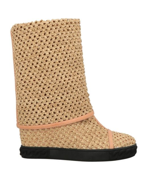 Bottines Casadei en coloris Natural