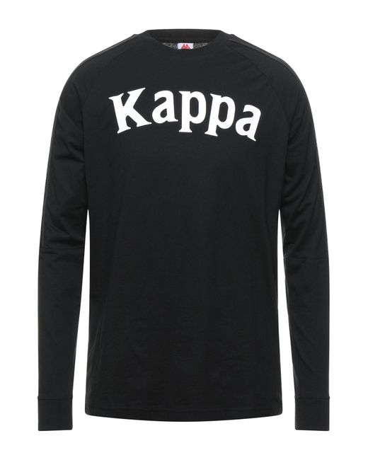 Kappa T-shirt in Black for Men - Lyst