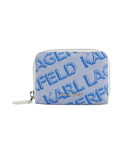 Karl Lagerfeld Blue Wallet