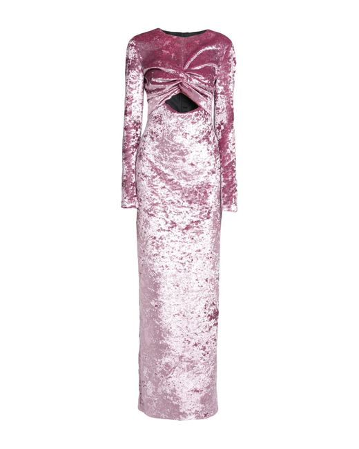 MSGM Pink Maxi-Kleid