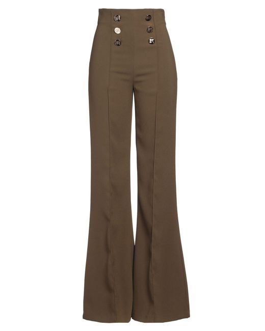 Elisabetta Franchi Brown Trouser