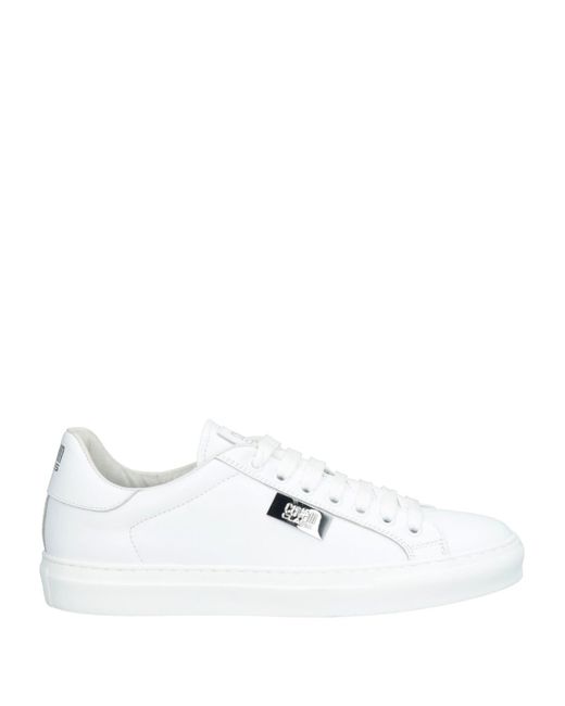 Roberto Cavalli White Sneakers Calfskin for men