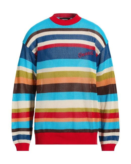 DSquared² Blue Sweater Cotton for men