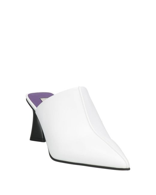 Stella McCartney White Mules & Clogs