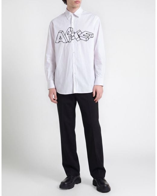 Arte' White Shirt Cotton for men