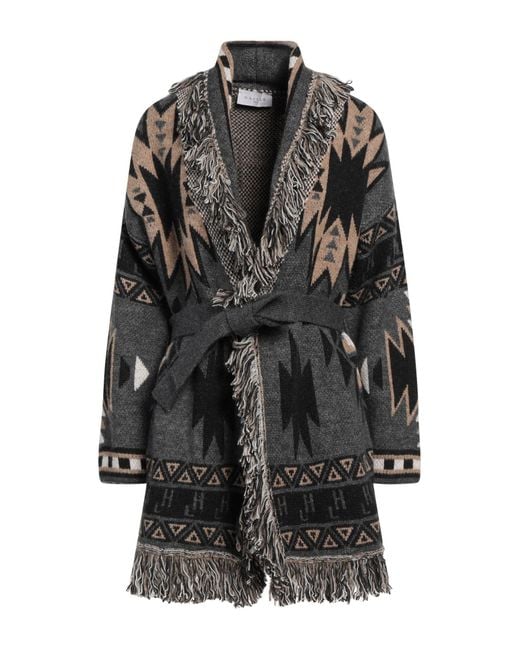 Gaelle Paris Gray Cardigan Viscose, Polyester, Polyamide