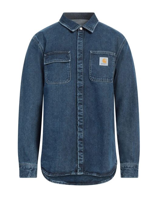 Carhartt Blue Denim Shirt for men