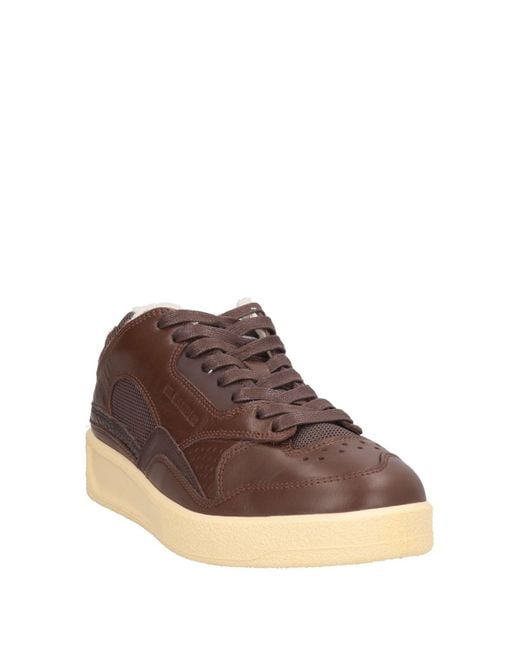 Jil Sander Brown Trainers