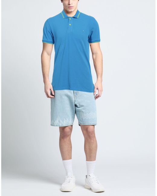 Mirto Blue Polo Shirt for men