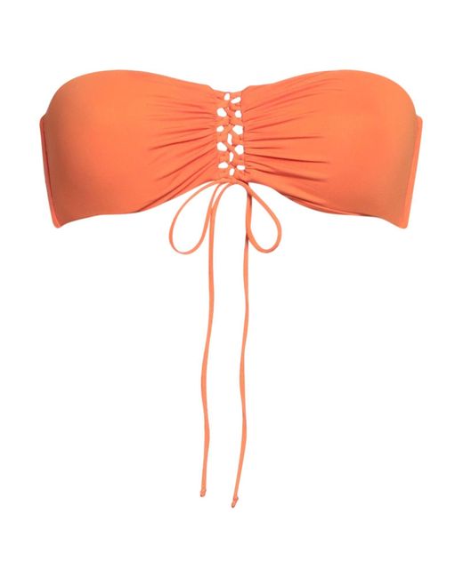 Top de bikini Fisico de color Orange