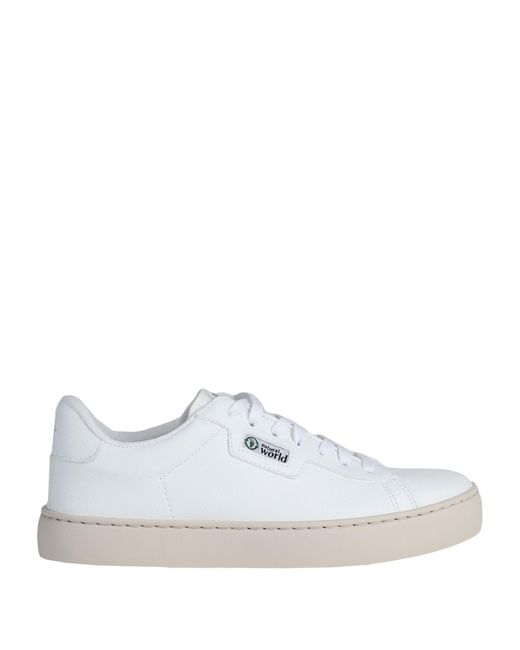 Natural World White Trainers