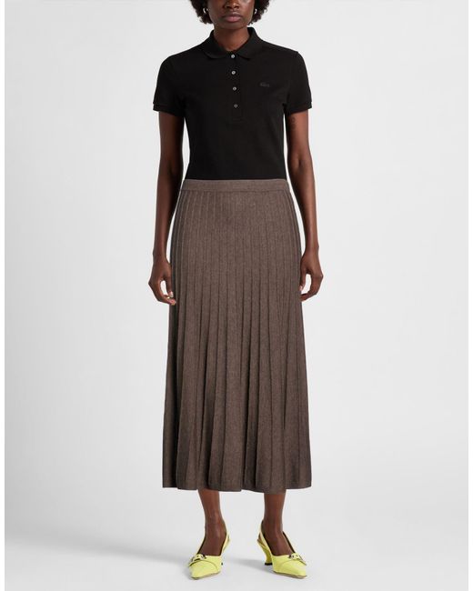 Ba&sh Brown Midi Skirt