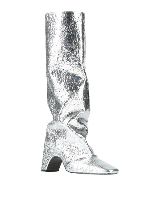 Coperni White Boot Leather