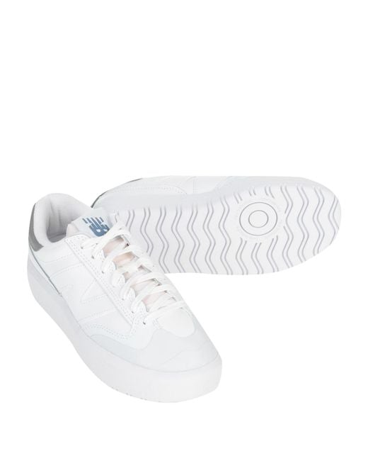 New Balance White Trainers