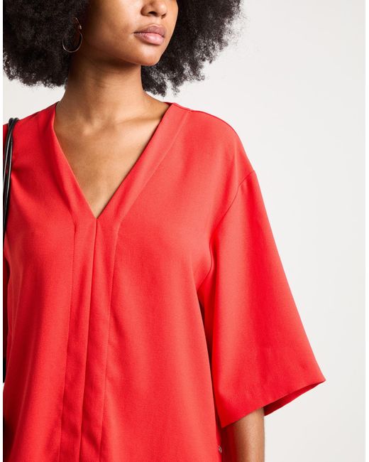 Ottod'Ame Red Caring Top Polyester
