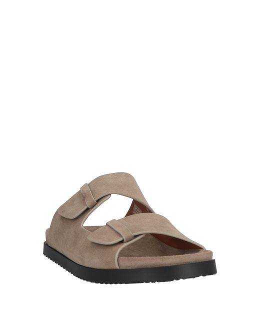 Doucal's Brown Sandals Leather for men