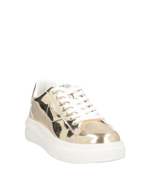 Guess Natural Sneakers Synthetic Fibers