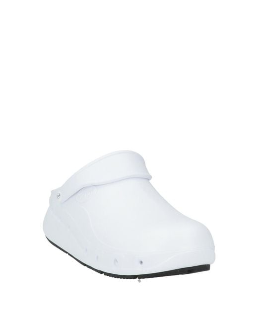 Scholl White Mules & Clogs Rubber for men