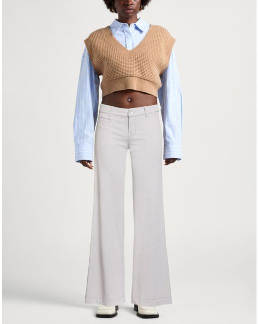 Jacob Cohen White Pants Cotton, Polyamide, Elastane
