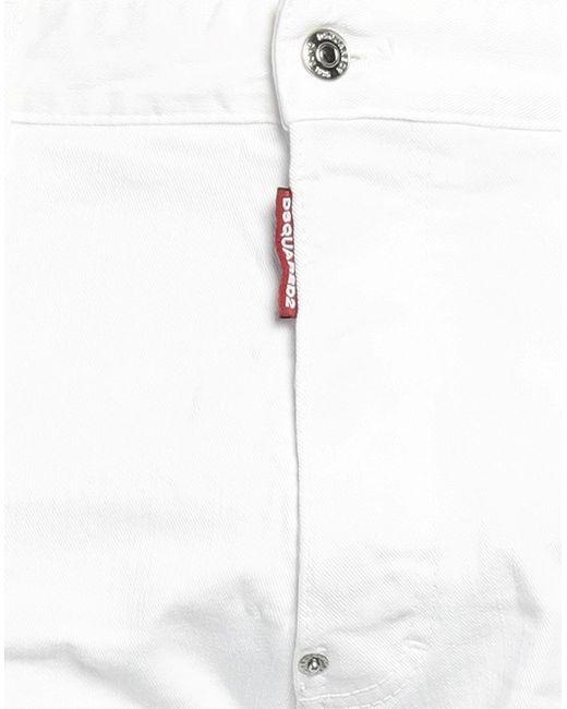 DSquared² White Jeans for men
