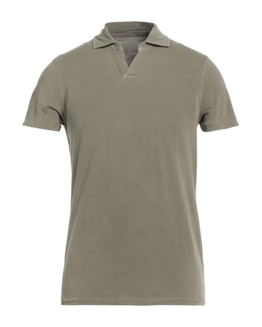 Majestic Filatures Green Polo Shirt for men