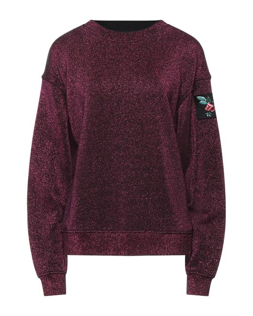 Replay Women's Sweatshirt - Purple - Sweatshirts