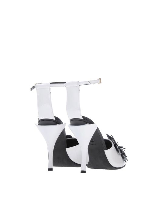 white fendi sandals