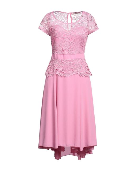 Rinascimento Pink Midi Dress